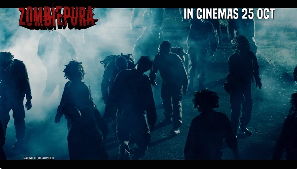 YouTube video cover featuring Singaporean film Zombiepura