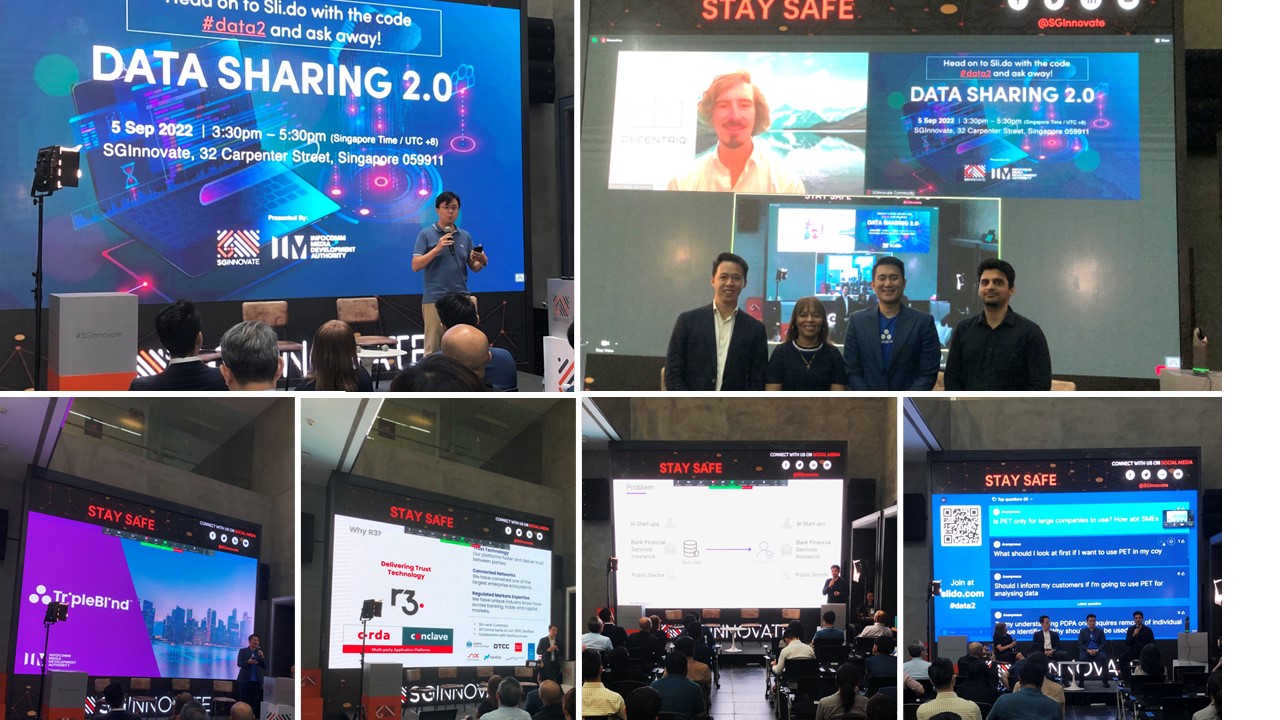 IMDA's Community for Data Innovation Event in Sep'22: Data Sharing 2.0